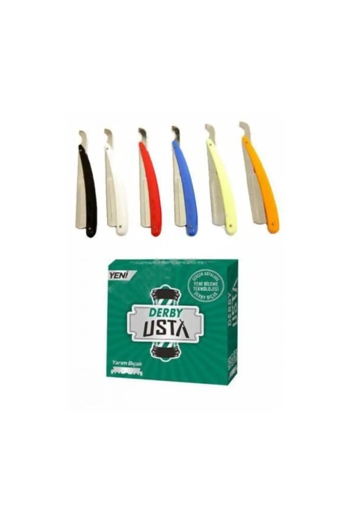 3 Pcs Neoteck Razor 100 Pcs Derby Master Mes Jİlet Berberlere Speciale Set 3 Pcs