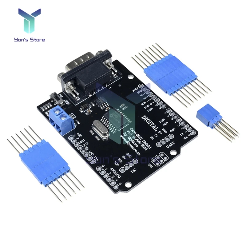 MCP2515 EF02037 CAN BUS щит контроллера платы связи высокая скорость CAN V2.0B модуль для Arduino для Freaduino DIY KIT