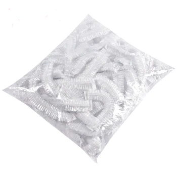 50/100PCS 일회용 식품 커버 플라스틱 포장 탄성 식품 뚜껑 과일 그릇 컵 모자 보관 주방 신선한 유지 보호기 가방