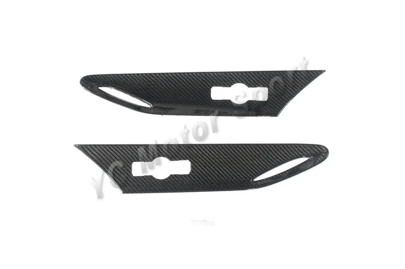 Car Accessories Dry Carbon Fiber Fender Emblem Cover Fit For GT86 FT86 ZN6 FR-S Fender Emblem Cover Car-styling