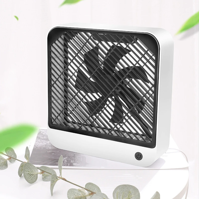 

USB Desktop fan 2-speed wind speed adjustment 5V portable silent fan dormitory/office desktop circulating fan