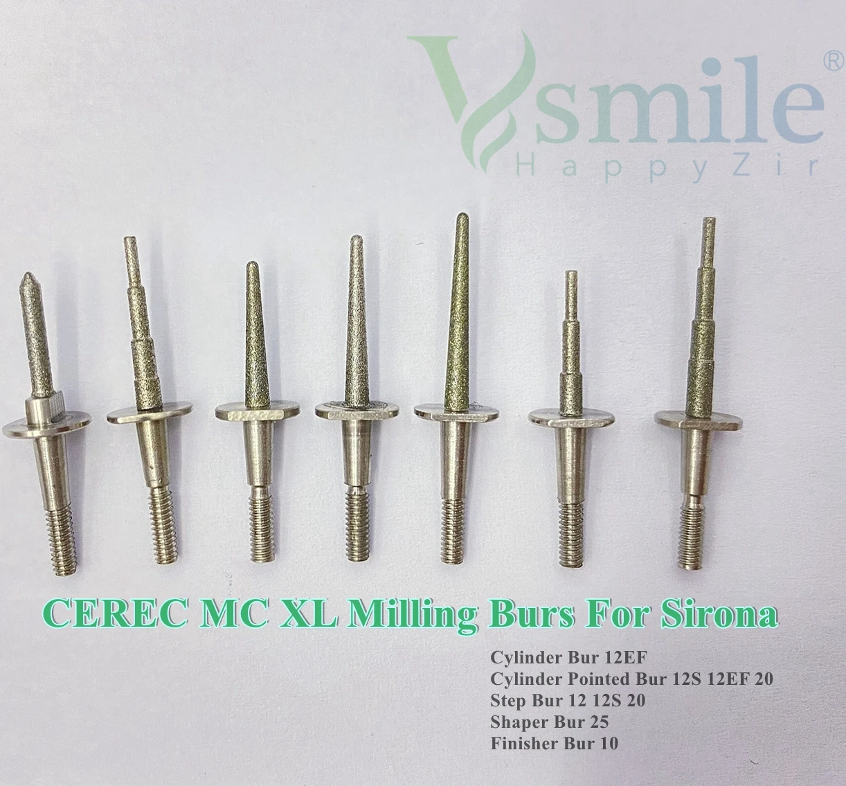 Sirona Milling Burs For The Cerec Mcxl Or Inlab Mcxl