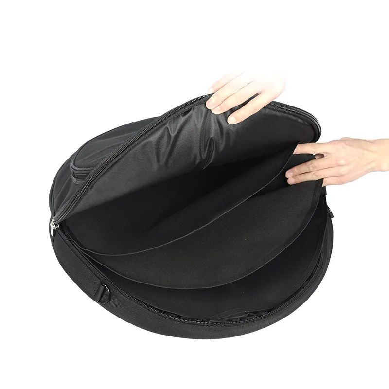 21inch Cymbal Piece Bales Thickening Portable Double Shoulde Cymbals Bag Sleeve