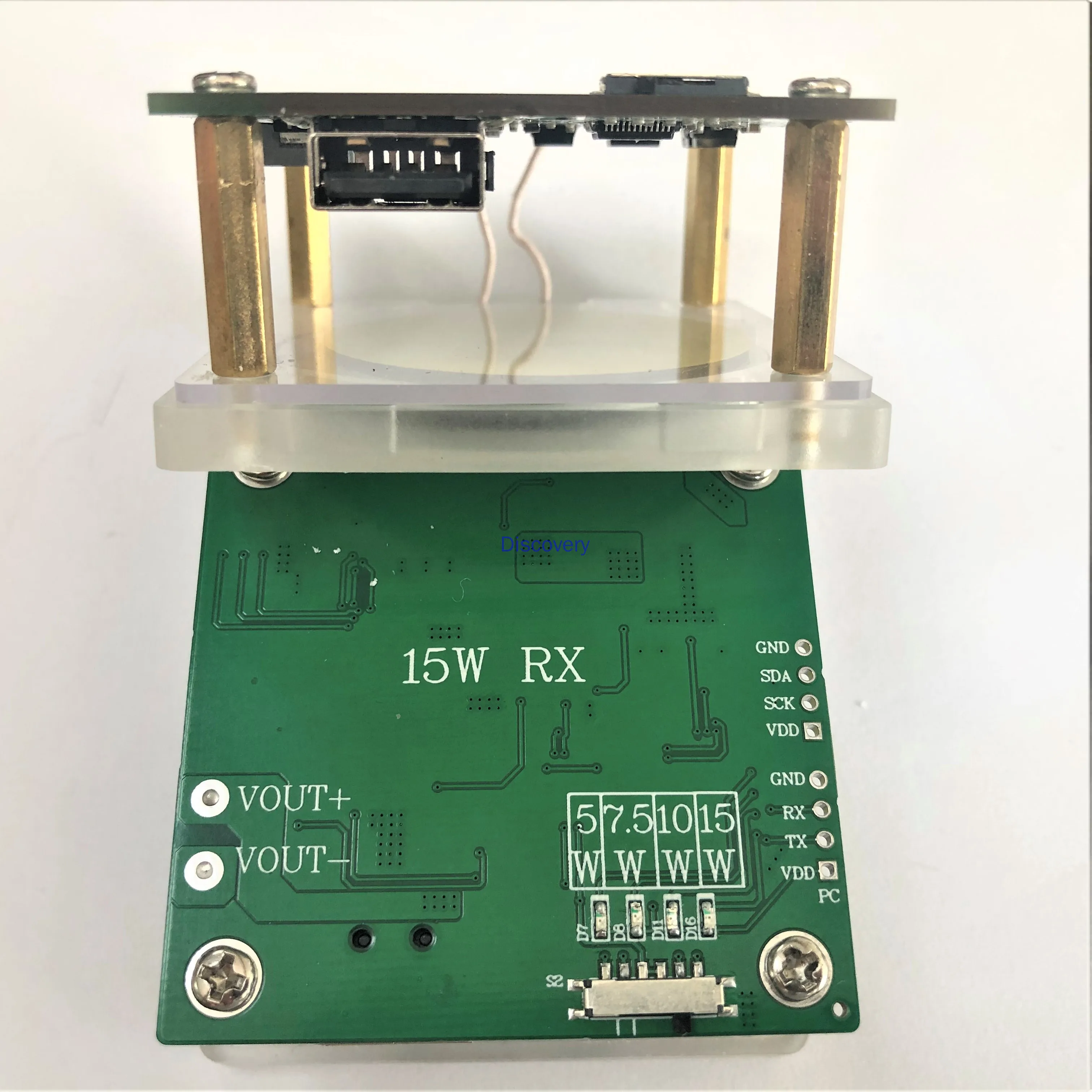 

15W Wireless Charging Test Burn-in Rack Without Display Screen, USB Interface to Connect Electronic Load and Program-controlled