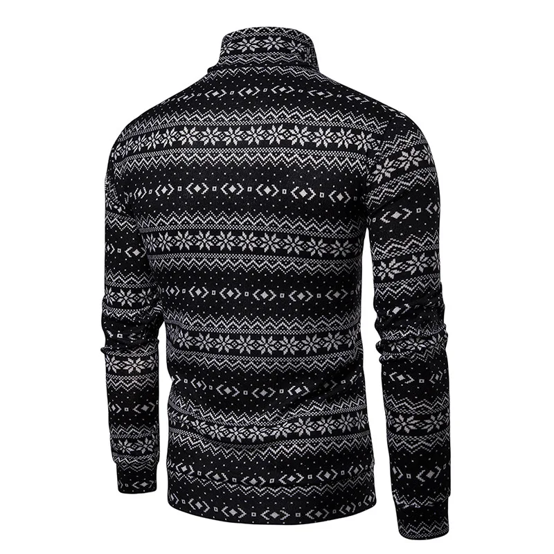 

Male Fashion Casual Sweaters Pullover Smart Autumn Slim Windproof O-Neck Bottoming shirts Homme Men Printed Sweater 2020