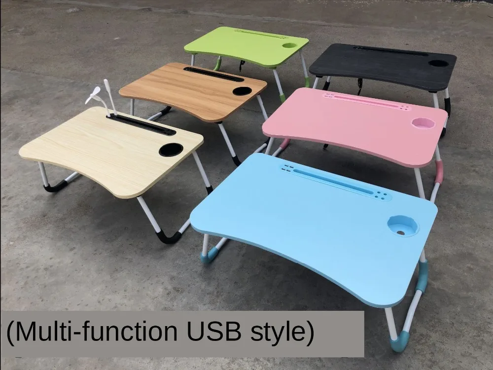 Klappbarer Laptop-Schreibtisch für Zuhause, für Bett und Sofa, Laptop-Betttablett, Tisch, Schreibtisch, tragbarer Schoßschreibtisch zum Arbeitszimmer und Lesen, Bett-Tablett-Tisch – Detail 16