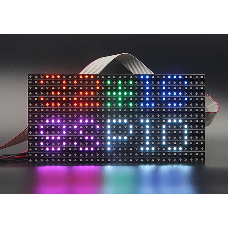 Écran Publicitaire LED pour Documents Complets d'Nik, P10 RGB, 200x320mm, 32x16Pixels, Tech/Panel, 160 Scan SMD, 3 en 1 RGB, 1/8 Pièces/Lot