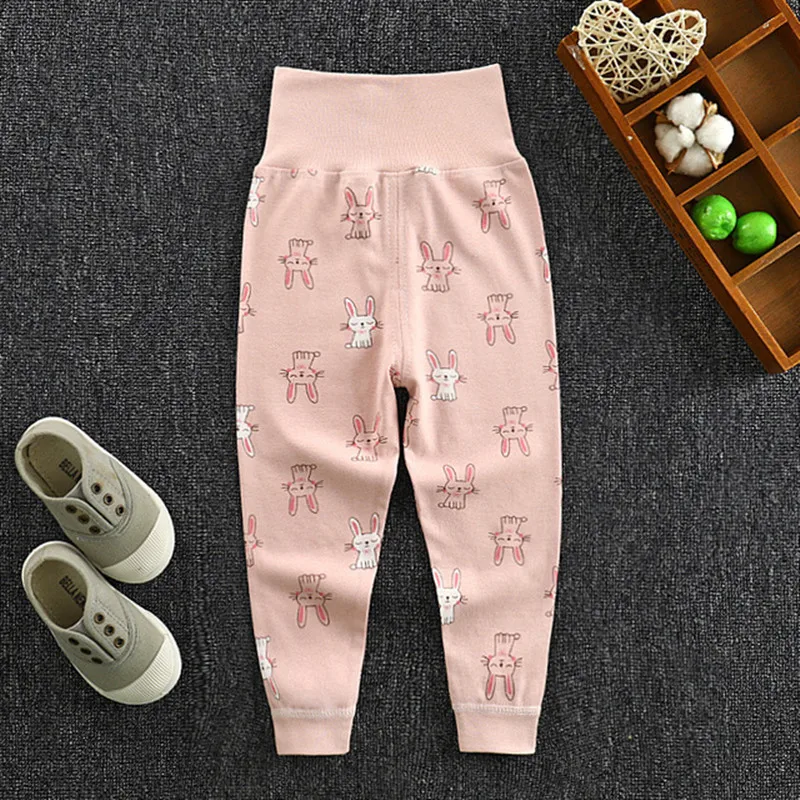 Autumn Spring Baby Pants Newborn Baby Boys Bottom Pants High Waist Infant Kids Harem Pants Baby Girls Leggings Toddler Trousers