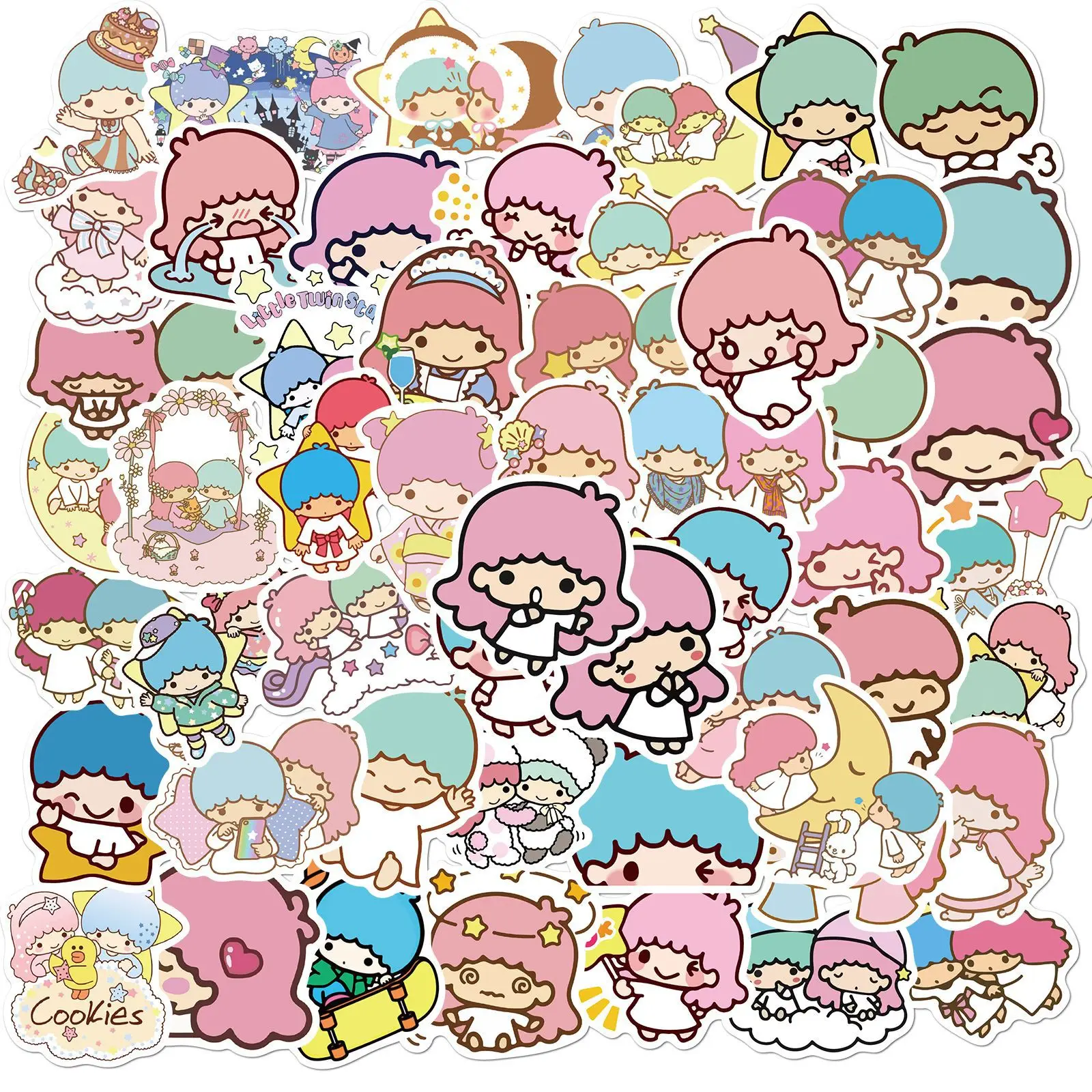 10/50Pcs Kawaii Kuromi Anime Stickers Melody Suitcase Laptop Graffiti Skateboard Phone San-Rio Stickers Japan Decal Gift Toy