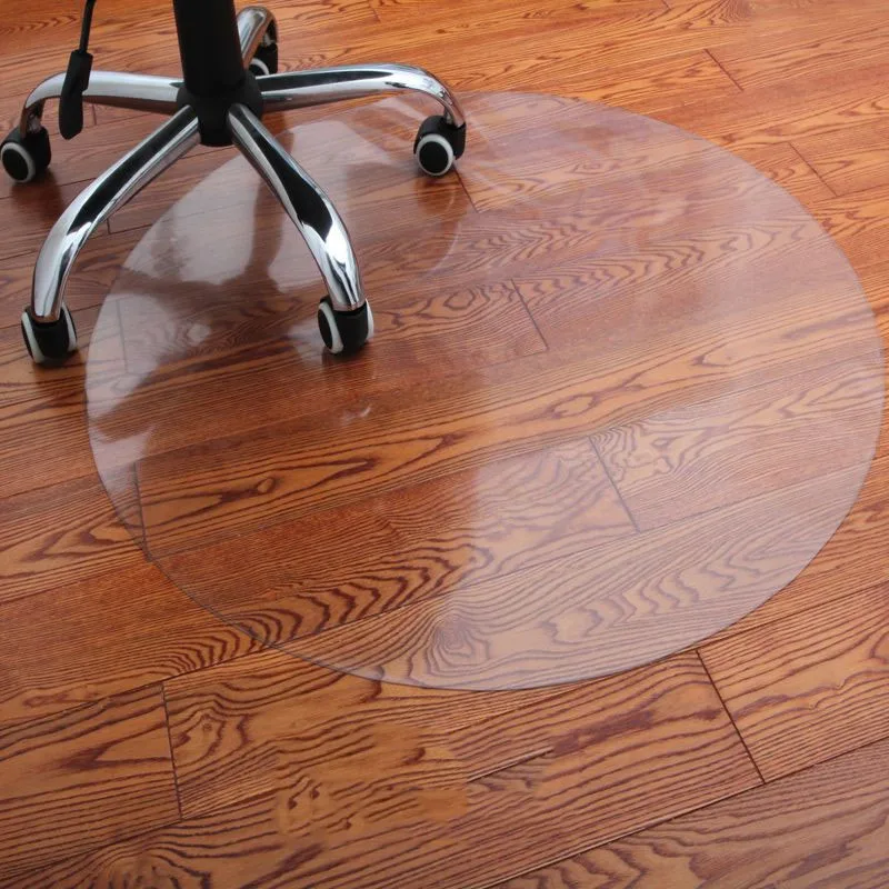 Tapis rond en PVC imperméable, nappe transparente, couverture de table de cuisine, salle à manger, verre doux, table de gril, virus, 1.0mm