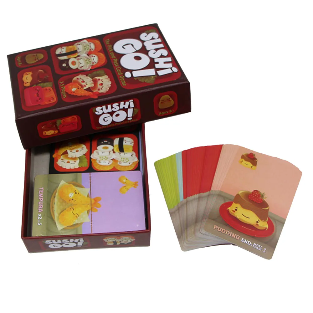 Kid Pädagogisches Bord Spiel Interaktive Karte Spiel Sushi Gehen Eltern Kind Party Die Pick Pass Karte Kid Spiel Spielzeug Karte party-Spiel