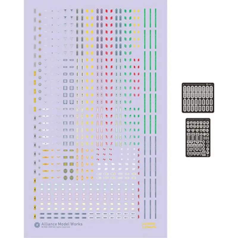 AM-WORKS LW35036 1/35 German WWII Luftwaffe Uniform Insignia and Devices - Upgrade Detail Set