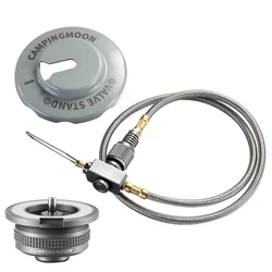 Camping Gas Canister Extent Hose Connector Outdoor Gas Stove with Valve And Adapter Camping Equipment Tank Adapter