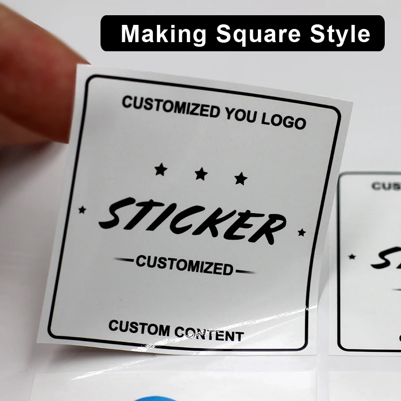 100pcs Custom Stickers and Logo Wedding Stickers Design Personalized Label 3cm-10cm Birthday/Invitation/Gift Box Stickers/Photos