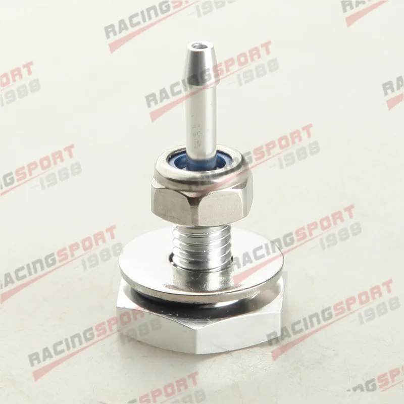 Aluminum Soft Mount Vacuum Line Fitting Kit For 4mm-5mm Vacuum Hose