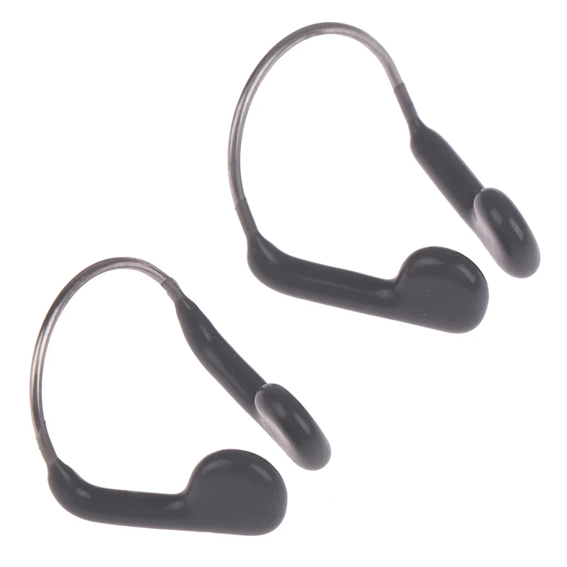 Soft Silicone Steel Wire Nose Clip Durable No-skid for Swimming Diving Water Sports Nose Clip Skin Color Swimming Accessories