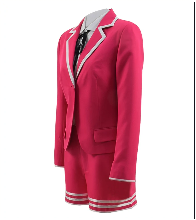 Unisex Anime Cos Kohiruimaki Karen Llenn Cosplay Costumes Uniform Custom Size image 3