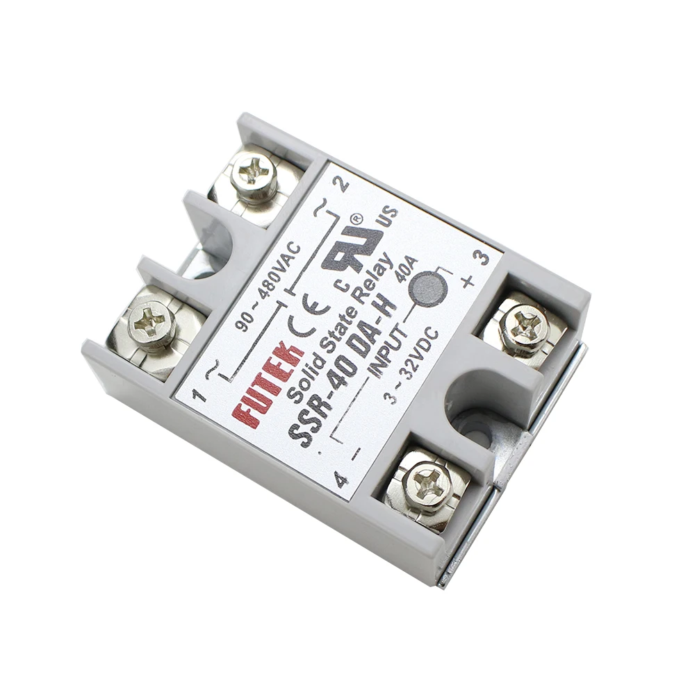 Solid State Relay SSR-40DA-H 40A SSR 40DA-H 3-32V DC TO 90-480V AC solid state Resistance Regulator