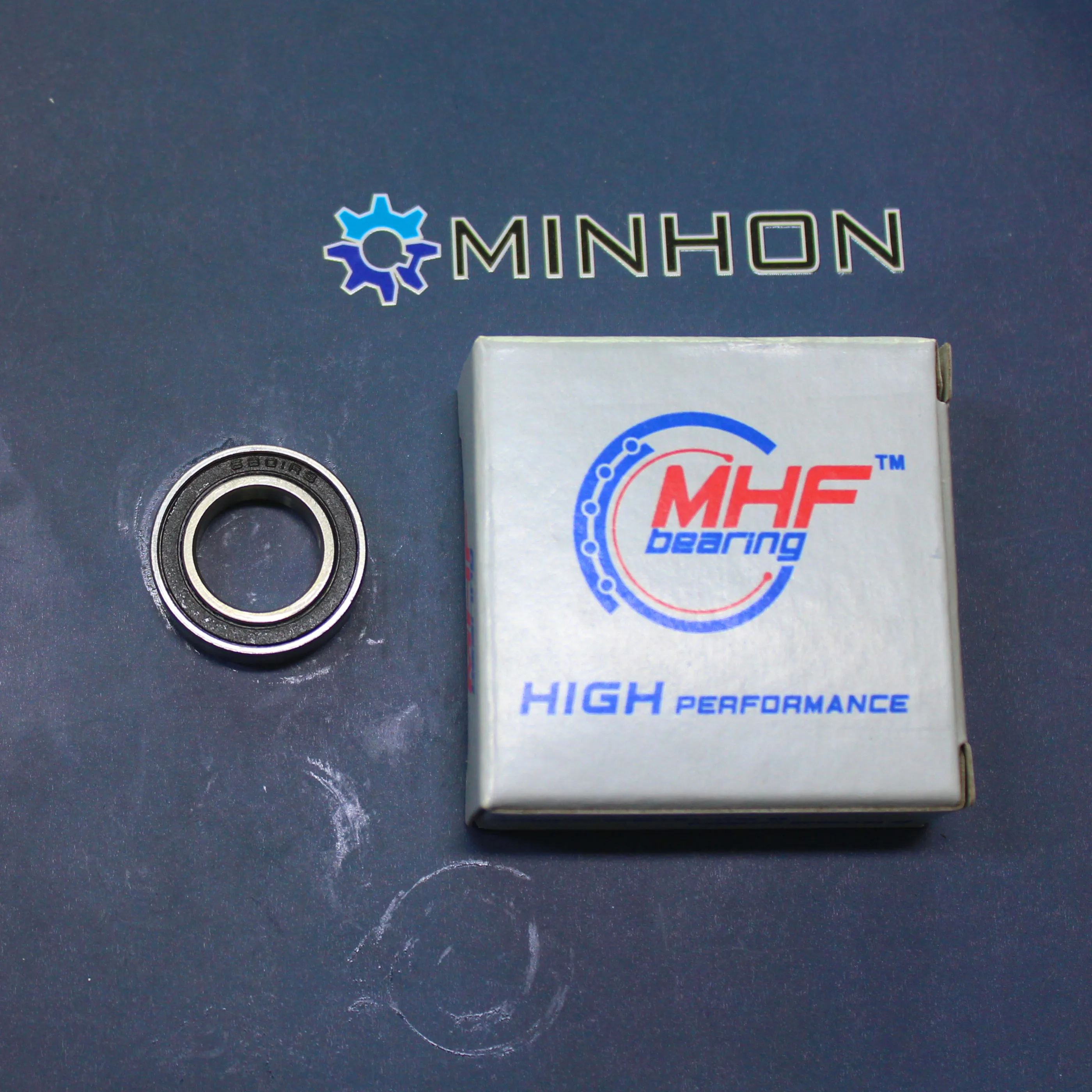 

6801-2RS MHF Size 12*21*5 mm Deep Groove Ball Bearings Best Price High Performance