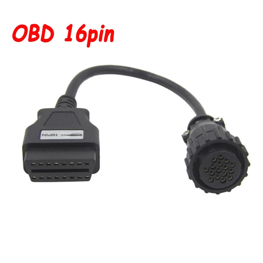 OBD2 16pin Female OBD Extension Cable for SCANIA Truck 16 Pin Male OBD2 Connector Compatible for TCS CDP Diagnostic Tool Scanner