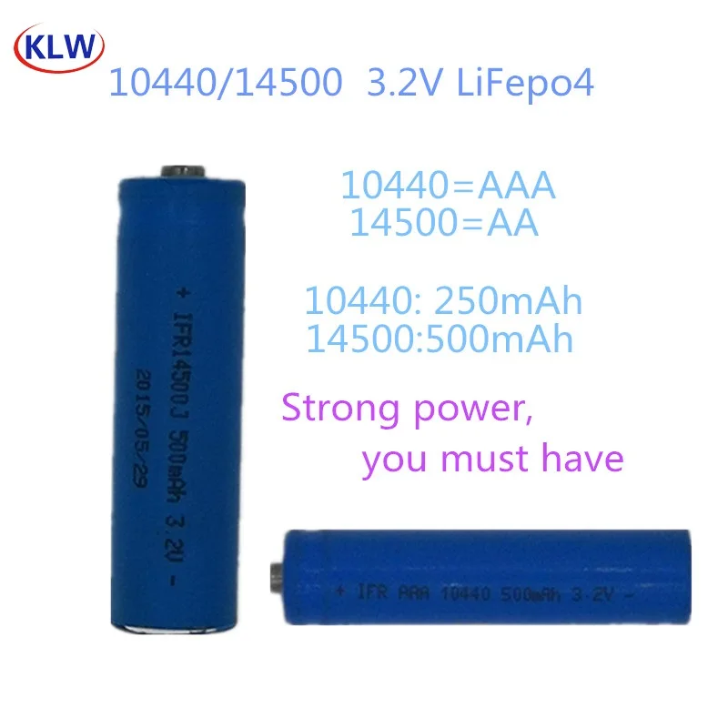 AA AAA قابلة للشحن 3.2V LiFePo4 10440 14500 بطاريات مع 2 فتحة الذكية شاحن ذكي شاحن بطاريات للكاميرات