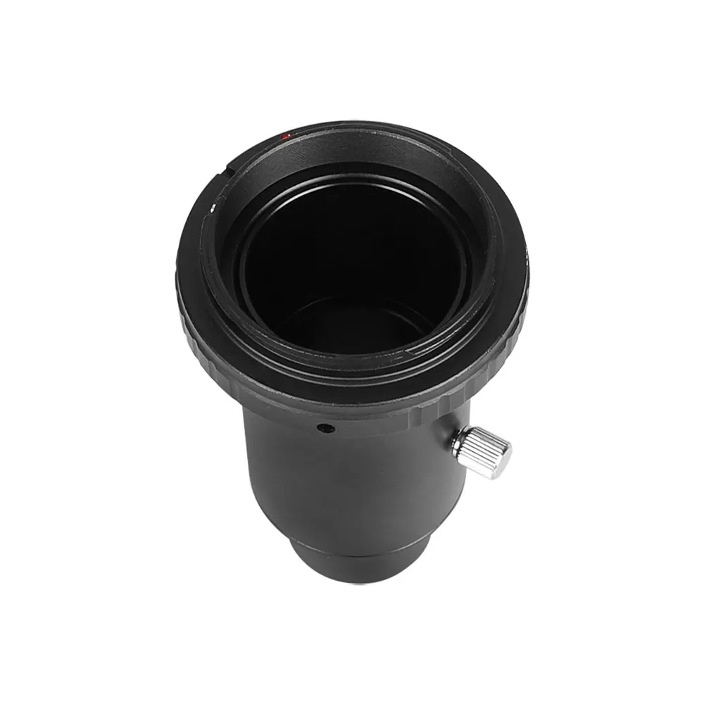 อลูมิเนียม T2อะแดปเตอร์กล้องโทรทรรศน์หลอดขยาย1.25นิ้วกล้องโทรทรรศน์ Mount อะแดปเตอร์ด้าย T-Ring สำหรับ Kamera Canon EOS อุปกรณ์เสริม