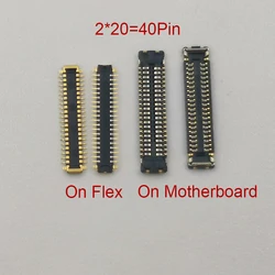 10Pcs 40pin For Xiaomi Mi Note 10 Note10 Pro Note 10 Lite CC9 Pro LCD Display FPC Connector Screen Flex Plug On Motherboard