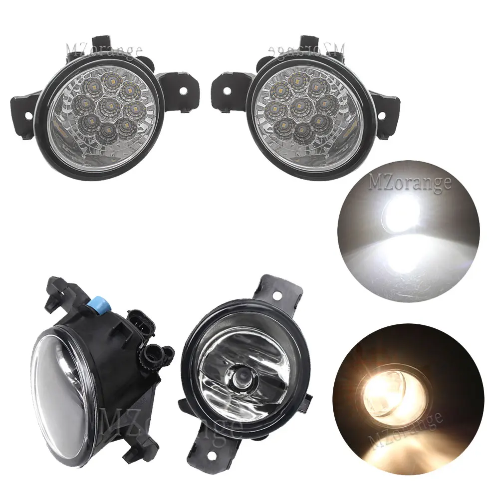 Światła przeciwmgielne LED do Nissan Sentra Qashqai J10 X-Trail T31 T30 Primera Teana Altima Maxima Almera 2001-2015 Reflektor