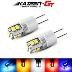 Canbus G4 Hp24w 10-SMD LED Bulbs For Citroen c5 Peugeot 3008 Daytime Running Light DRL Accessories White /Amber /Red /Ice blue
