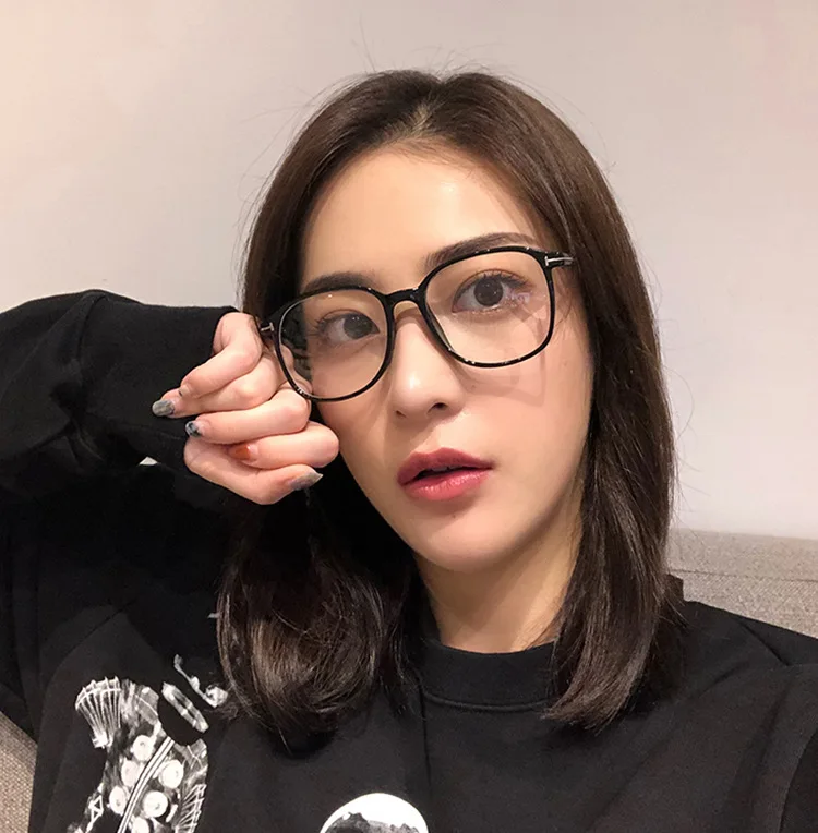 ファッションアンチブルーライトメガネメンズ · レディース · ヴィンテージコンピュータゲームメガネクリアレンズブルーレイ黒く光学ガラス