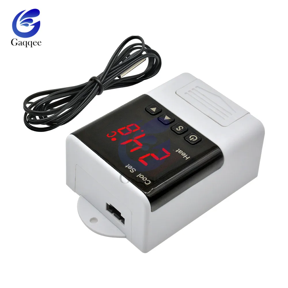 AC 110V 220V DTC-1200 Digital Thermostat Temperature Controller Sensor Heating Cooling For Aquarium Incubator Replace STC-1000