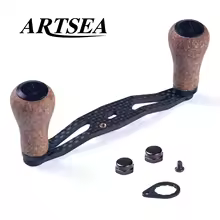 【¥1,779】ARTSEA カーボン リールハンドル ラバーウッドノブ 8X5MM / 4 / 85MM--ブラック 特別割引-アリエク特価アラート