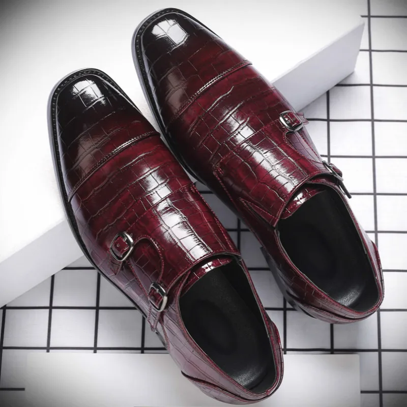 

Yomior 2020 Spring Summer Mens Formal Shoes Casual Vintage Dress Loafers Business Party Wedding Oxfords Breathable Leather Shoes