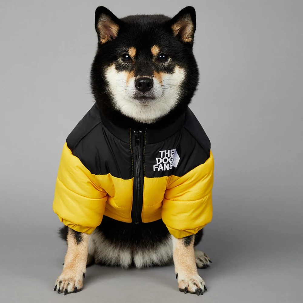 Imagem -02 - Suprepet-padd Dog Roupas de Inverno Cabolsa de Cachorro Sólido à Prova de Vento Quente Roupas de Designer de Algodão para Cães Grandes Acessórios para Filhotes