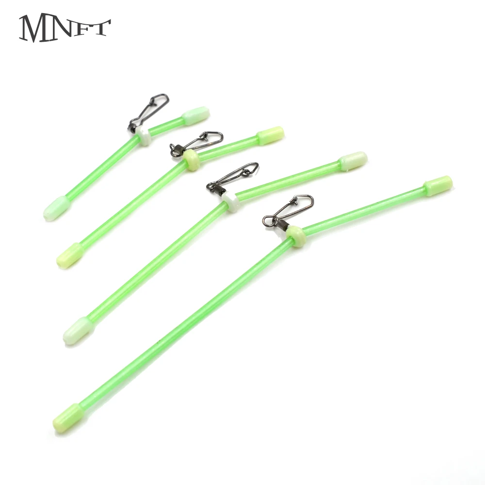 MNFT 6Pcs Anti Tangle Booms Sea Fishing Tackle Plastic Tube Balance Bracket Luminous Fishing Group Fishing Line Pesca