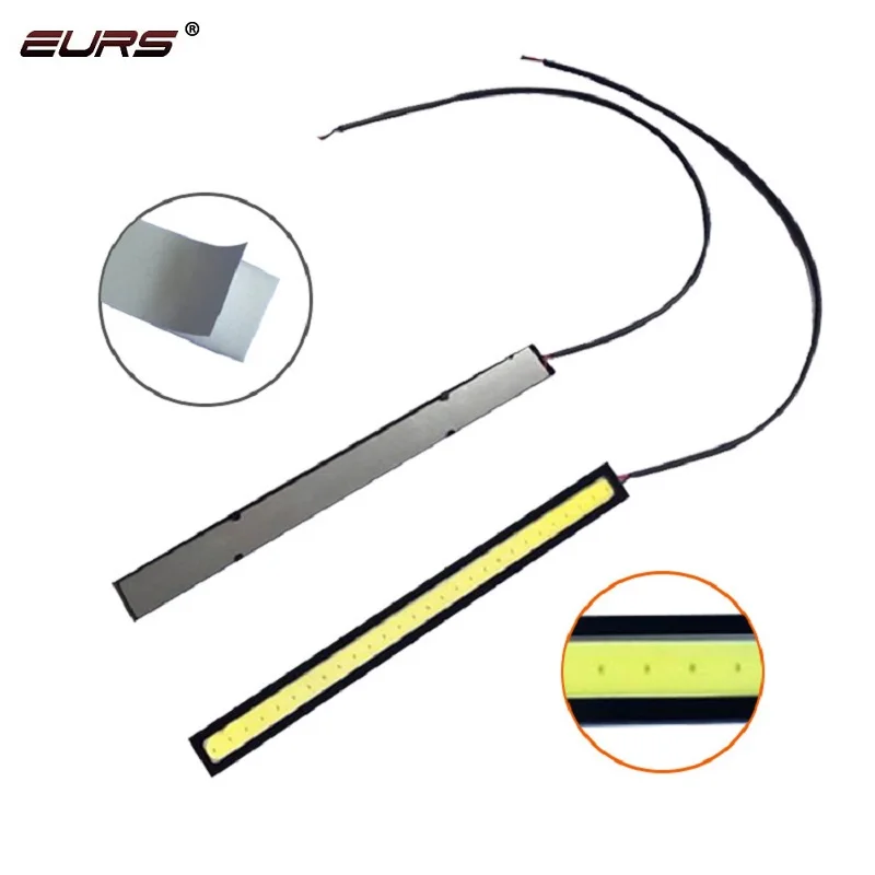 1PCS 17CM LED COB Bulb DRL Car Styling Strip Waterproof COB LED Working Light Driving Daytime running Light 12V External Lights