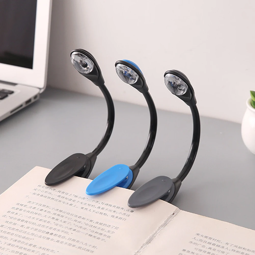 

Portable Travel Book Reading Light LED Book Lamp Clip On Bendable Flexible Clamp LED Reading Light for Home