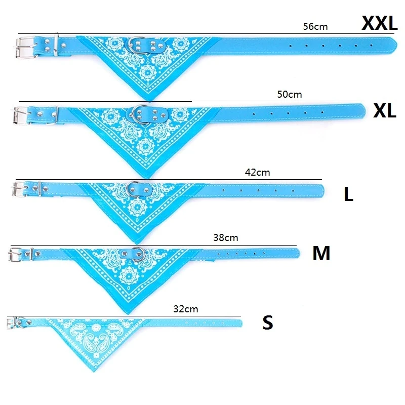 Lovely Adjustable Small Dog Collar For Dogs Small Pet Slobber Towel Pitbull Cat Collar Print Scarf Design Neckerchief