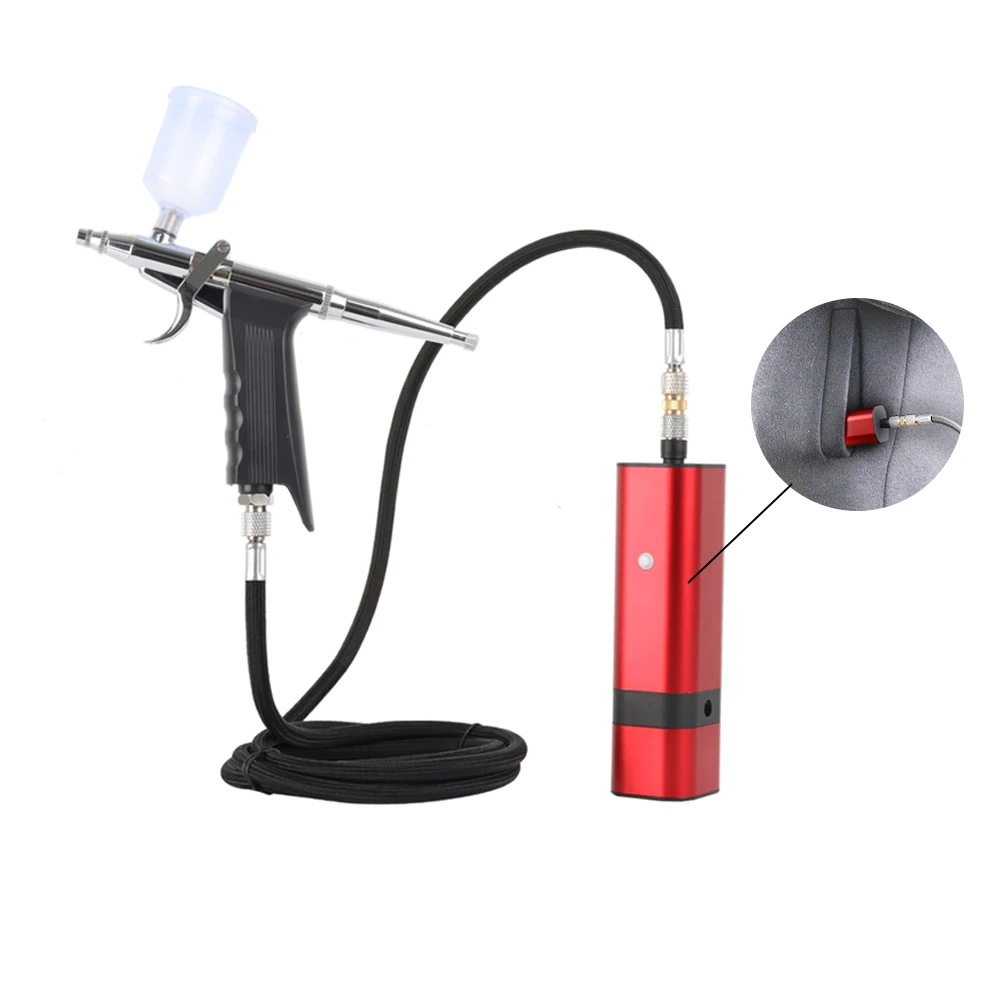 Original Manufacture Portable Air Brush Mini Airbrush Compressor for Multi Purpose Tan Master Food Coloring Cookies Cake