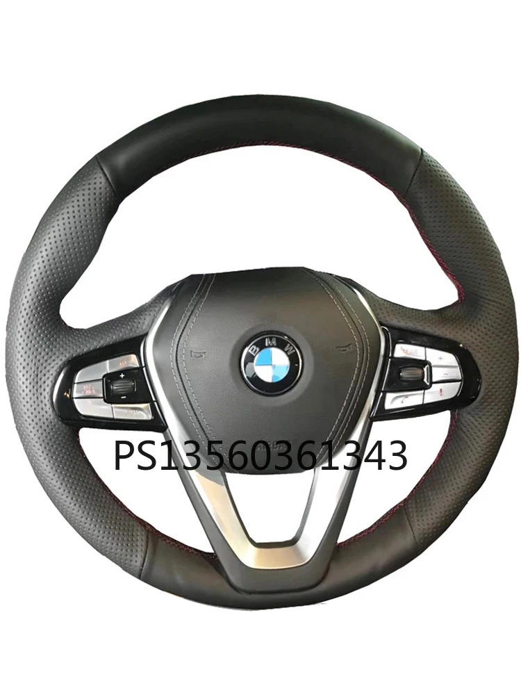 

FOR BMW 5 Series steering wheel cover leather hand-sewn new 3 Series 525 530 1 Series 7 Series 6 Series 320liX1X3X5X6