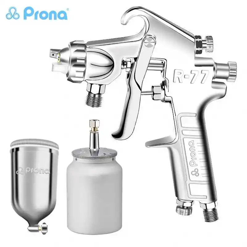 

Taiwan prona pneumatic spray gun tool R77 high atomization large-caliber paint manual spray gun 3.0mm