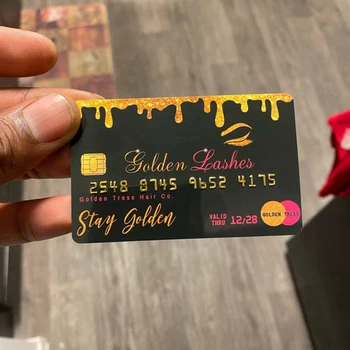 אישית כרטיסי ביקור הדפסת מותאם אישית פלסטיק חבר נאמנות מתנת PVC מגנטי VIP תודה לך רדיד חותמת אשראי עיצוב