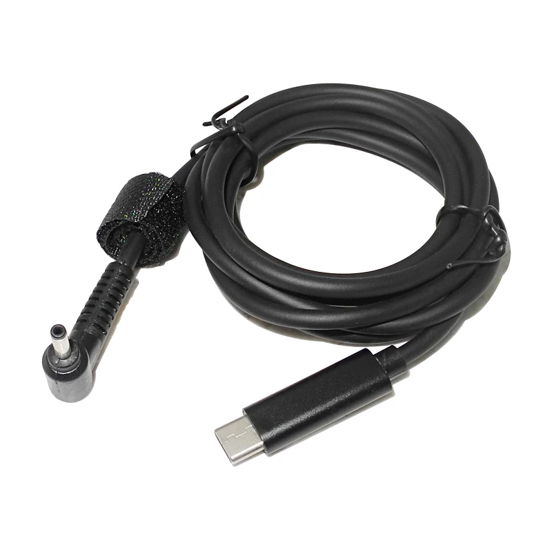 Convertidor de enchufe macho USB tipo C a DC 3,0x1,1mm 3,0x1,1, Cable de carga PD para Acer Aspire 19V, adaptador de corriente para ordenador