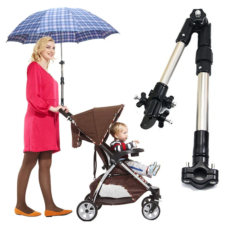 

Adjustable stroller bracket, stroller accessories, umbrella stand, multi-function, wheelchair, parasol, shelf, bicycle connector