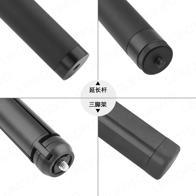 Tripé extensor de iluminação fotográfica de led, suporte para celular, para gopro, live streaming uc9994