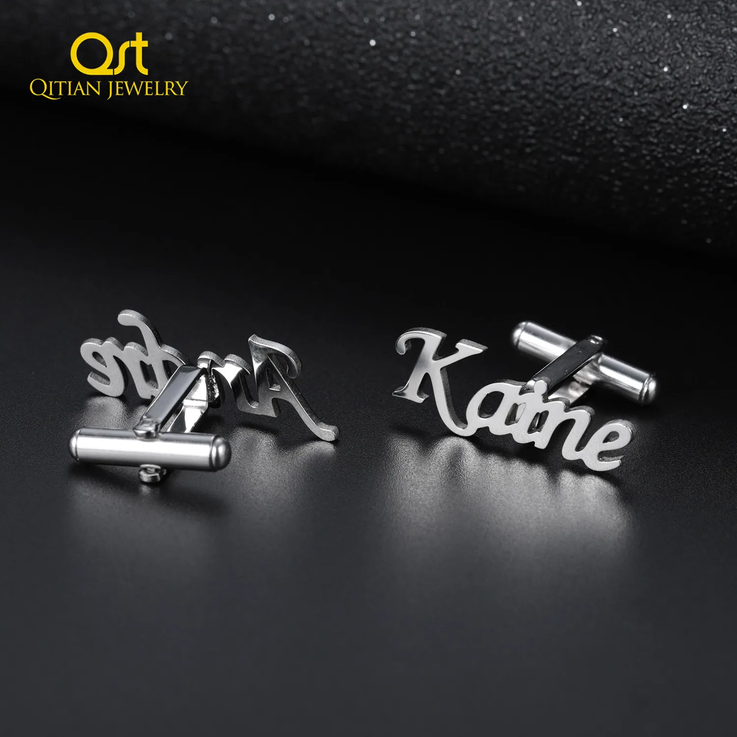 Personalized Customize Men's Name Cufflinks High Quality Wedding Jewelry Cufflinks Groom/Best Man/Best Friend Shirt Cufflinks