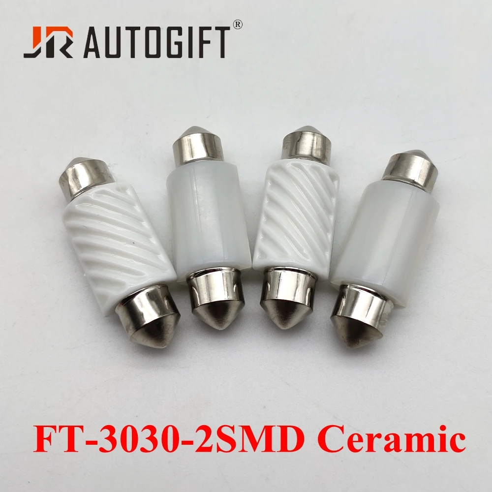 New arrival 50PCS led car festoon C5W Bulb Festoon 3030 2SMD Ceramic 31mm C3W 3030 36MM 39mm 41mm Reading Interior Lighting