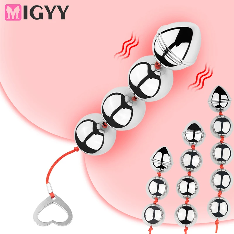 Metal Vaginal Balls Geisha Kegel Ball Vagina Tighten Exercise Ben Wa Balls Anal Beads Sex Toys For Women Men Butt Plug Sex Shop