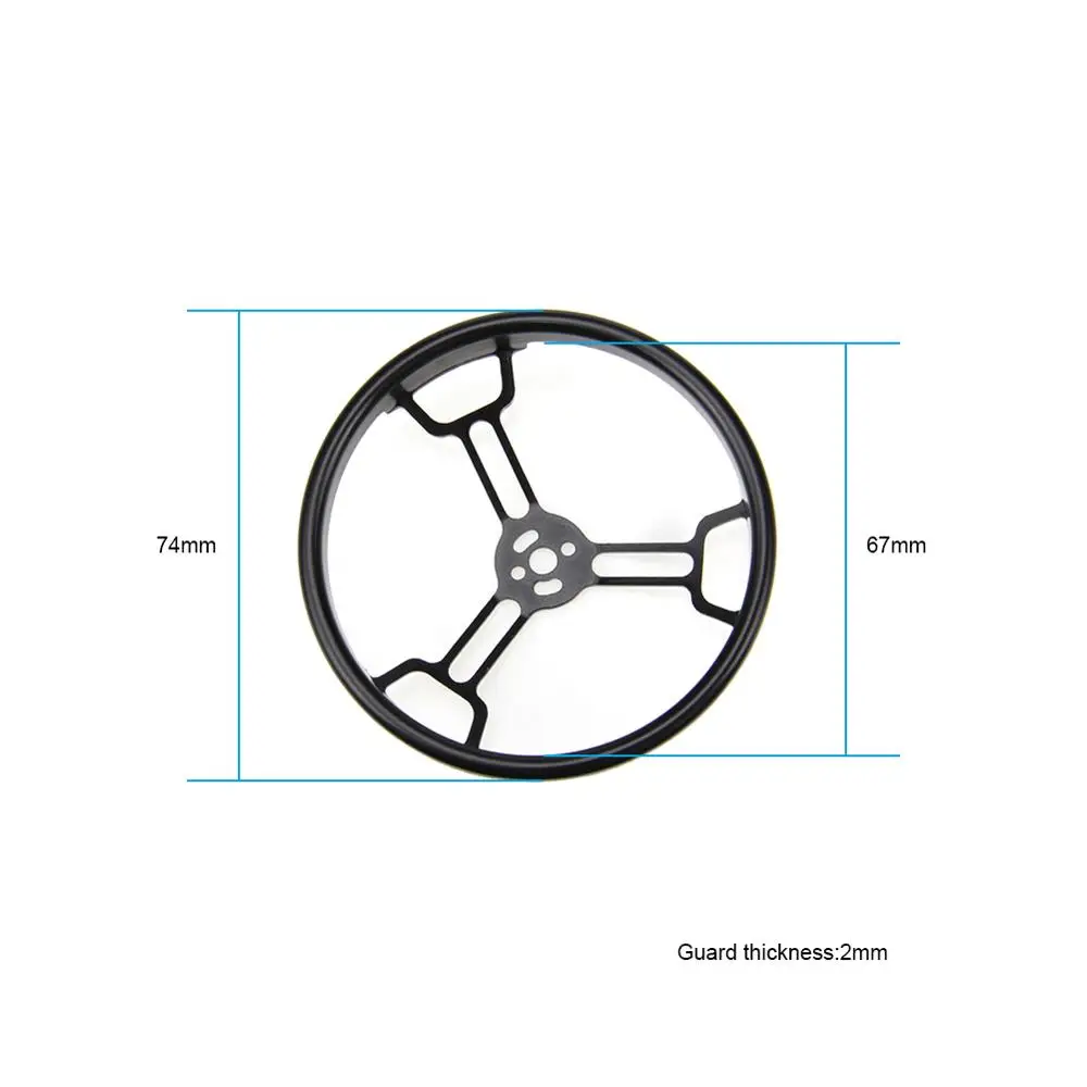 Sale 4 PCS HGLRC 2.5 Inch FPV Propeller Protection Ring Duck Cover Guard drone frame Kit For Cinewhoop Micro Drone Quadcopter