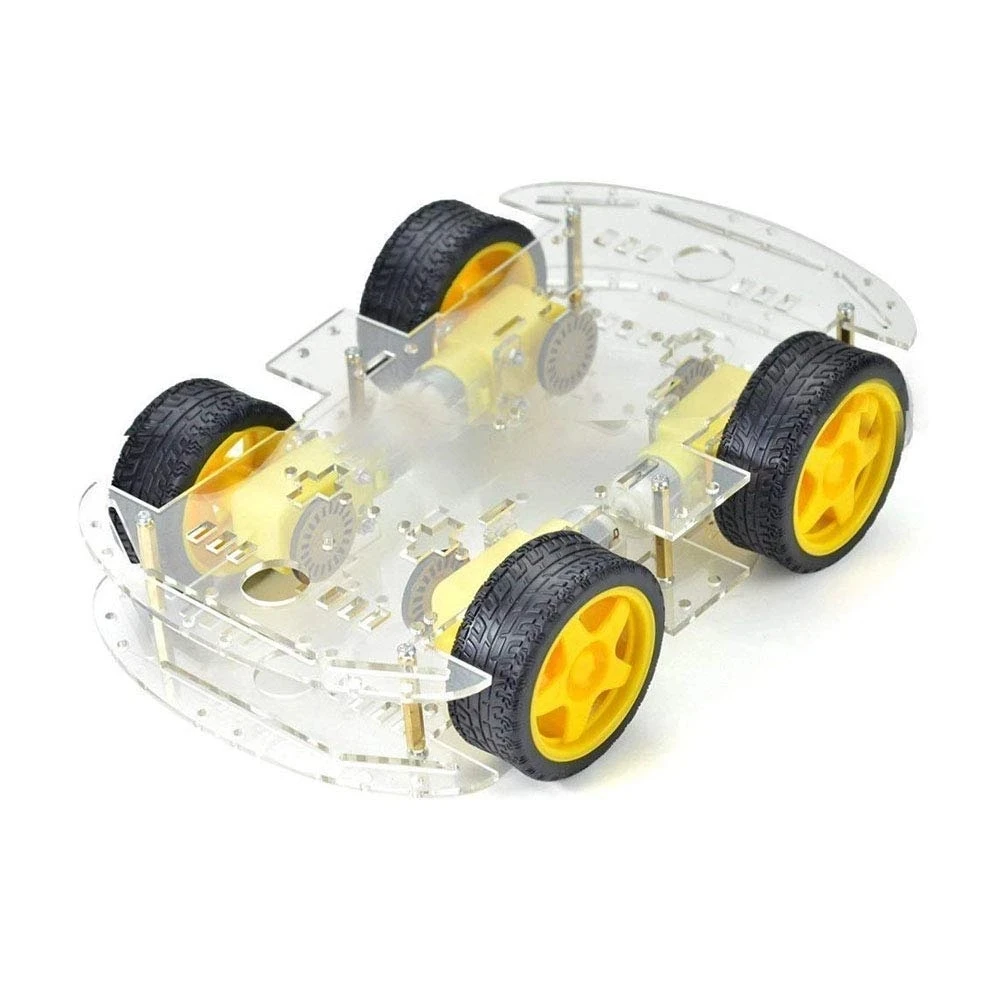 Kit de châssis de voiture intelligente pour Ardu3751, version Robot avec impression de vitesse, bricolage éducatif STEM, kit de voiture intelligente pour étudiant, 2 pièces